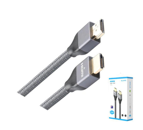 8WARE Premium HDMI 2.0 Cable 3m Retail Pack 19 pins Male to Male UHD 4K HDR High Speed Ethernet ARC Gold Plated for TV XBOX One PS5 PS4 Laptop Monitor