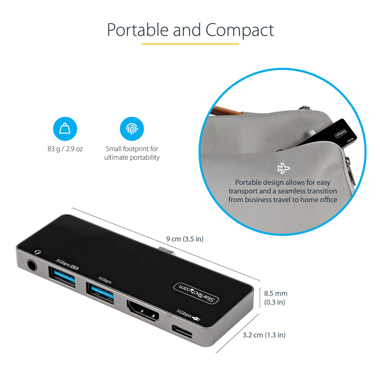 STARTECH USB-C to 4K Multiport Adapter