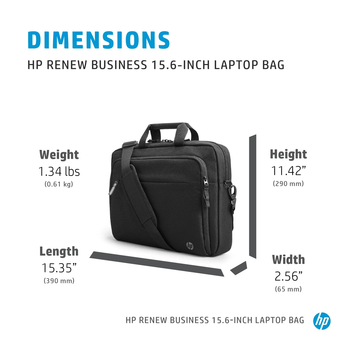 HP RENEW BUSINESS – Messenger / 15.6" / Eco-Friendly – Messenger Bag