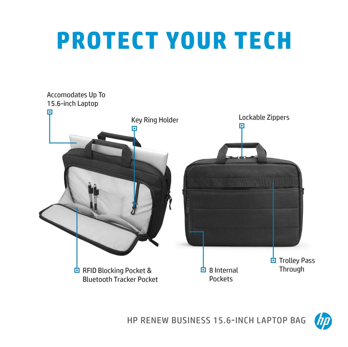 HP RENEW BUSINESS – Messenger / 15.6" / Eco-Friendly – Messenger Bag