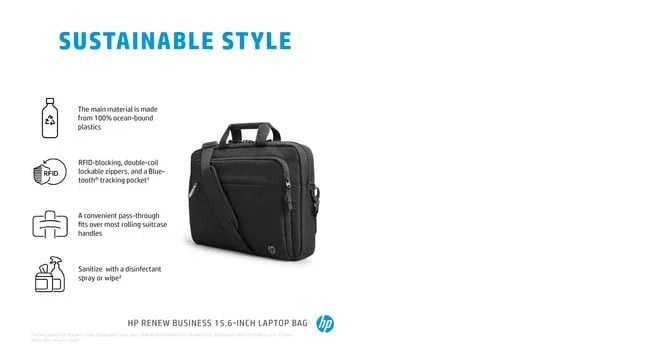 HP RENEW BUSINESS – Messenger / 15.6" / Eco-Friendly – Messenger Bag