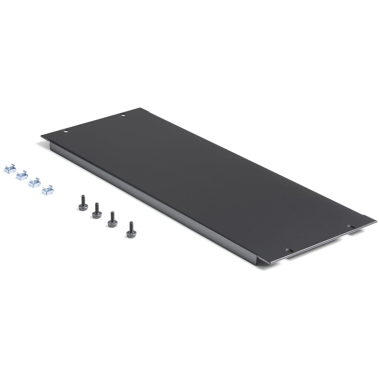 STARTECH 4U Blank Panel for 19" Rack - Rack Mount Blanking Panel for Server|Network Racks | Enclosures & Cabinets - 4RU Rack Filler Panel|Spacer|Plates - Solid Panel - Steel (RKPNL4U) (RKPNL4U)