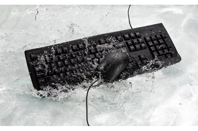 KENSINGTON Pro Fit Washable Wired Desktop Set Keyboard