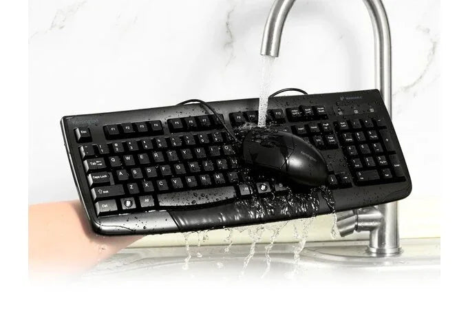 KENSINGTON Pro Fit Washable Wired Desktop Set Keyboard