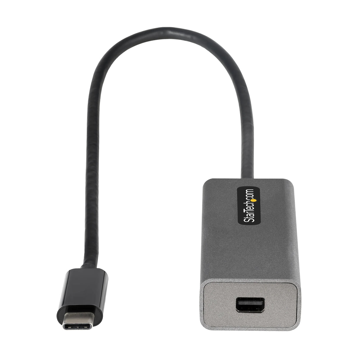 STARTECH USB C to Mini DisplayPort Adapter | 4K 60Hz USB Type C to mDP|Mini DP Monitor Video Converter Dongle | Thunderbolt 3 Compatible | 12" Attached Cable | Upgraded Version of CDP2MDP (CDP2MDPEC) (CDP2MDPEC)
