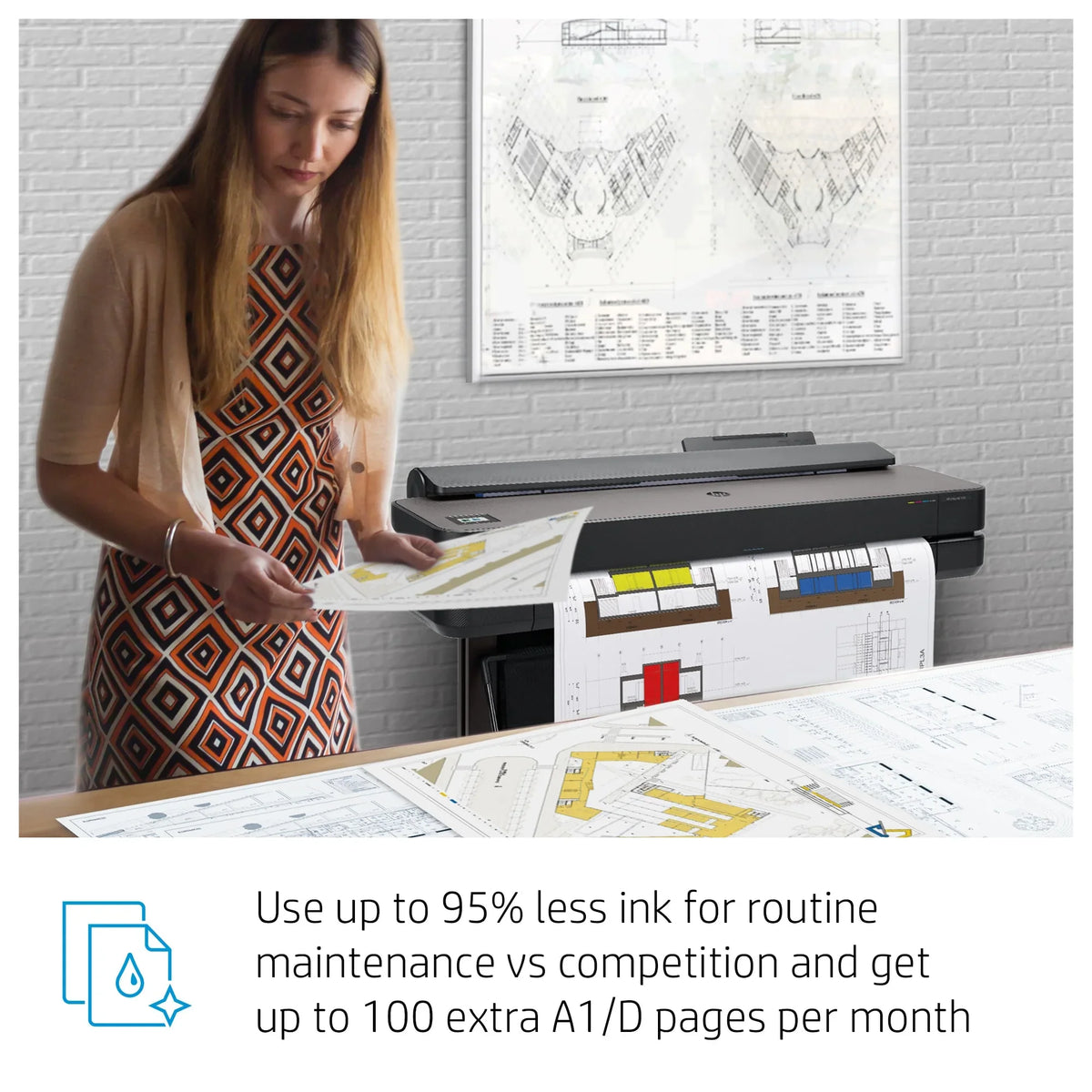 HP DESIGNJET T650 24-IN – Large Format Printer – Fast A1 Printing