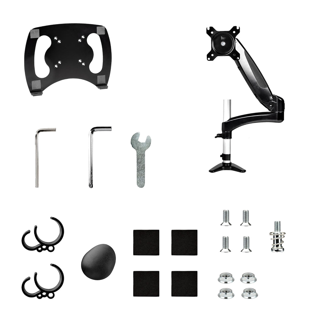 STARTECH Desk Mount Laptop Arm - Full Motion Articulating Arm for Laptop or Single 34" Monitor - VESA Mount Laptop Tray Bracket - Ergonomic Adjustable Notebook Stand - Desk-Clamp (ARMUNONB1) (ARMUNONB1)