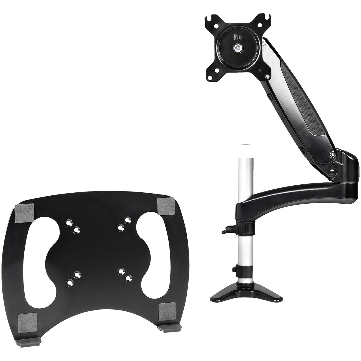 STARTECH Desk Mount Laptop Arm - Full Motion Articulating Arm for Laptop or Single 34" Monitor - VESA Mount Laptop Tray Bracket - Ergonomic Adjustable Notebook Stand - Desk-Clamp (ARMUNONB1) (ARMUNONB1)