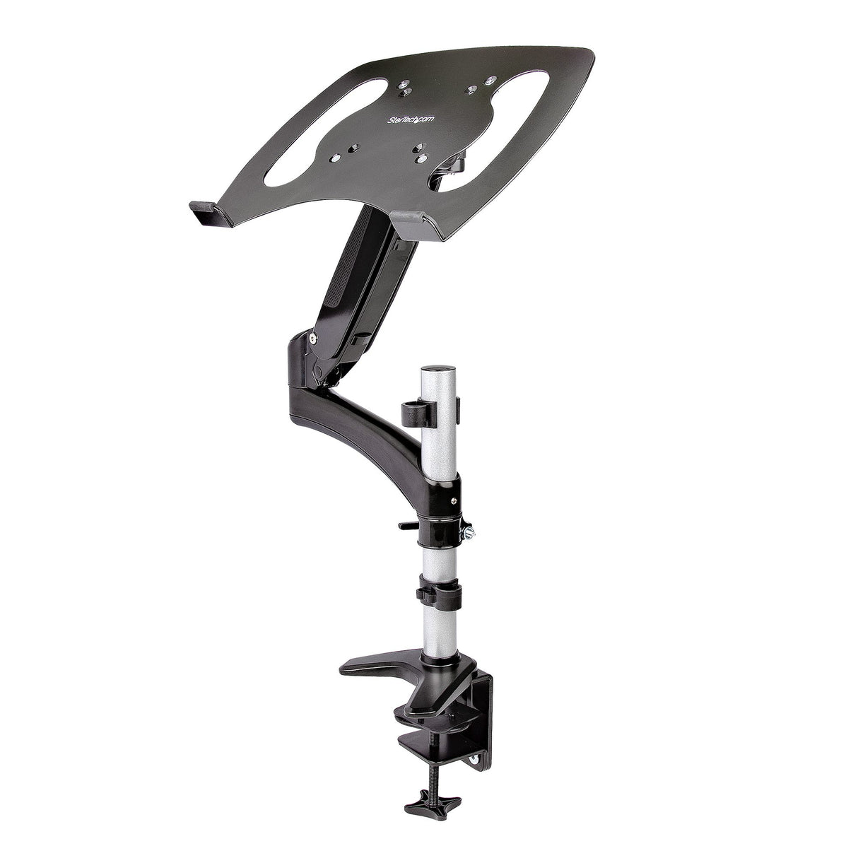 STARTECH Desk Mount Laptop Arm - Full Motion Articulating Arm for Laptop or Single 34" Monitor - VESA Mount Laptop Tray Bracket - Ergonomic Adjustable Notebook Stand - Desk-Clamp (ARMUNONB1) (ARMUNONB1)