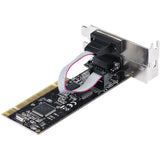 STARTECH 2-Port PCI RS232 Serial Adapter Card - PCI Serial Port Expansion Controller Card - PCI to Dual Serial DB9 Card - Standard (Installed) & Low Profile Brackets | Windows|Linux (PCI2S5502) (PCI2S5502) STARTECH