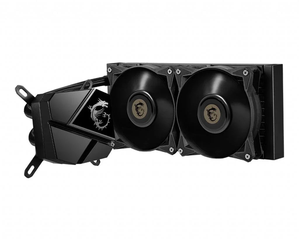 MSI MSI MAG CORELIQUID P240 Liquid CPU Cooler '240mm Radiator | 2x 120mm PWM Fan | Compatible with Intel and AMD Platforms | Latest LGA 1700 ready' (MAG CORELIQUID P240)