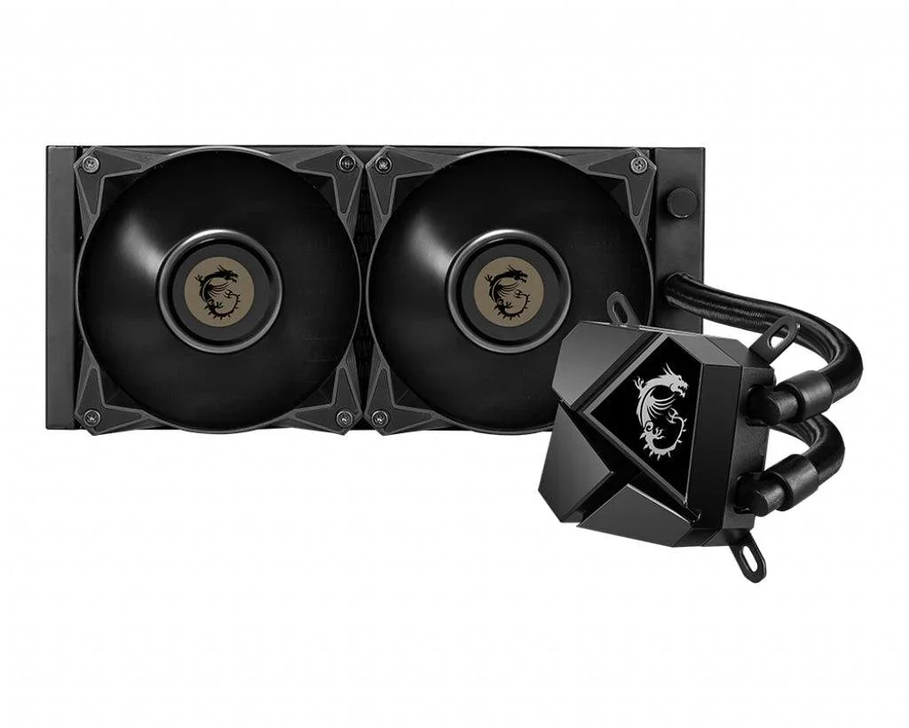 MSI MSI MAG CORELIQUID P240 Liquid CPU Cooler '240mm Radiator | 2x 120mm PWM Fan | Compatible with Intel and AMD Platforms | Latest LGA 1700 ready' (MAG CORELIQUID P240)