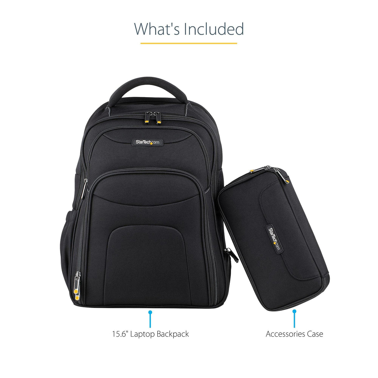 STARTECH NTBKBAG156 – Laptop Backpack / 15.6" / Removable Accessory Case – Laptop Backpack