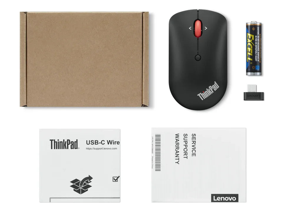 Lenovo ThinkPad – Wireless 2.4GHz / 2400 DPI / Compact – Travel Wireless Mouse
