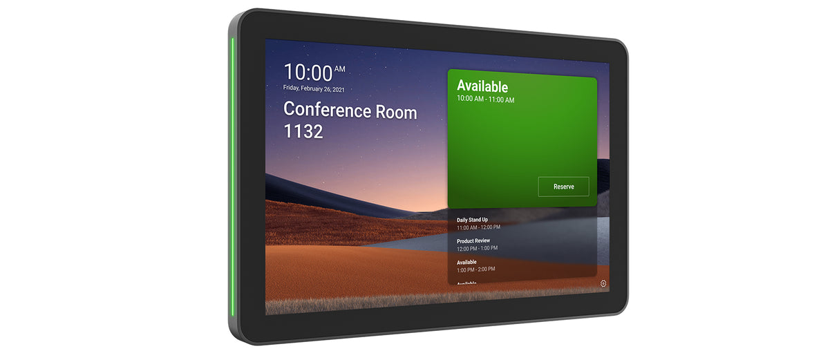 LOGITECH Tap Scheduler Meeting Room Display (10.1") Touchscreen