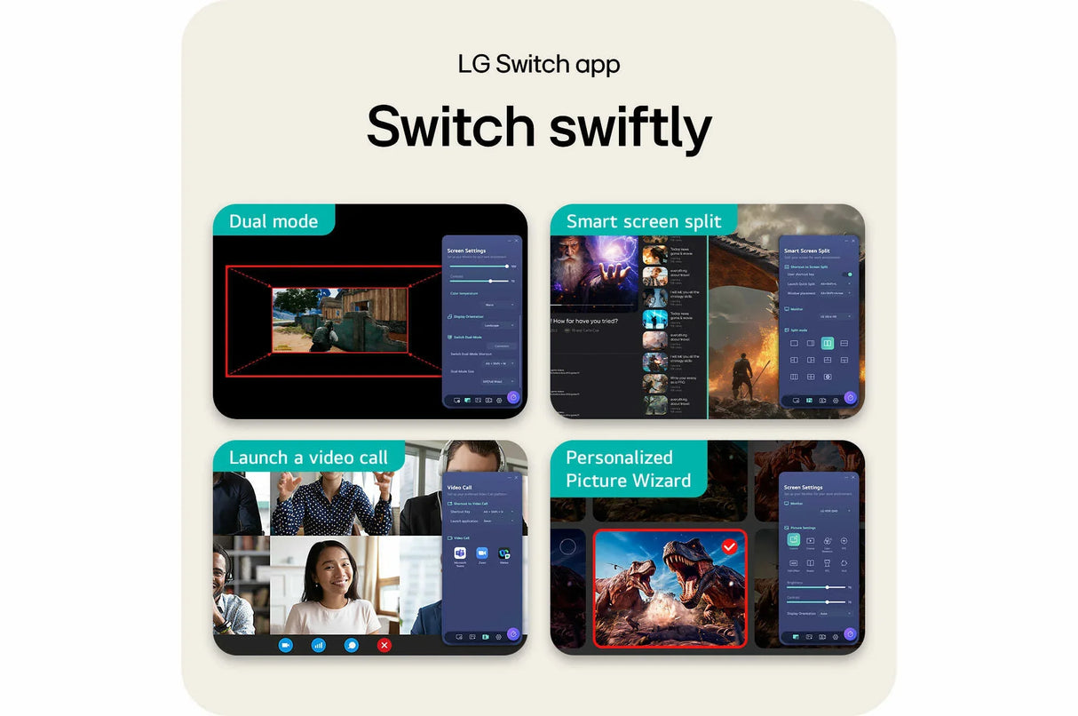 LG 45" Monitor – 5K2K OLED / 165Hz – Gaming Monitor