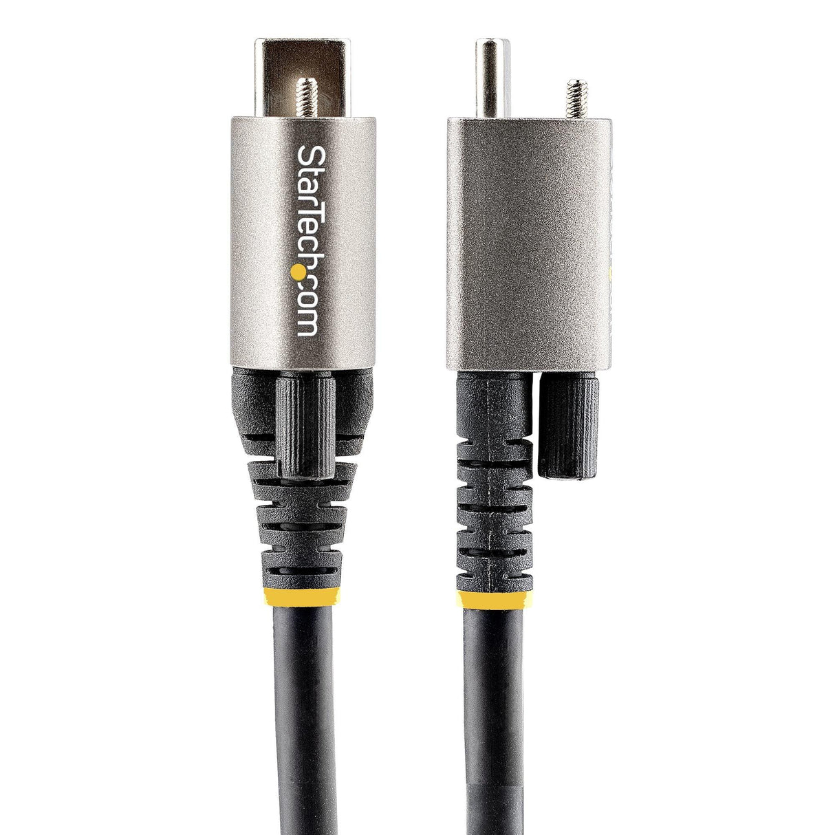 STARTECH 20" (50cm) Top Screw Locking USB C Cable 10Gbps - USB 3.2 Gen 2 Type-C Cable - 100W (5A) Power Delivery Charging | DP Alt Mode - Single Screw Lock | USB-C Cord Charge|Sync (USB31CCTLKV50CM) (USB31CCTLKV50CM)
