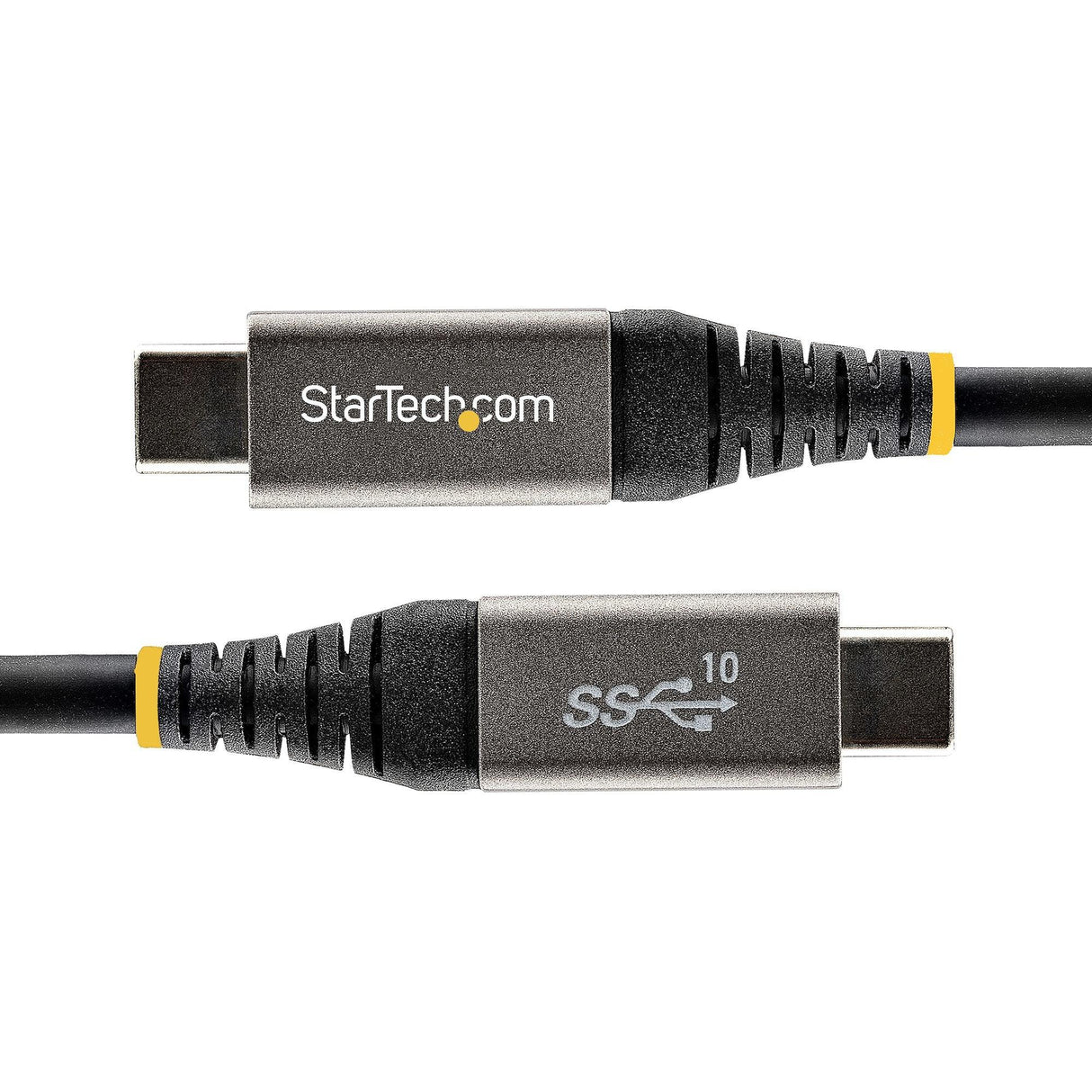 STARTECH 20" (50cm) USB C Cable 10Gbps - USB 3.2 Gen 2 Type-C Cable - 100W (5A) Power Delivery Charging | DP Alt Mode - USB-C Cord for USB-C Laptop|Phone|Device - Charge|Sync (USB31CCV50CM) (USB31CCV50CM)