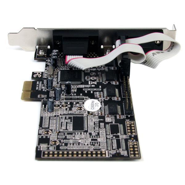 STARTECH 4 Port Native PCI Express RS232 Serial Adapter Card with 16550 UART (PEX4S553)