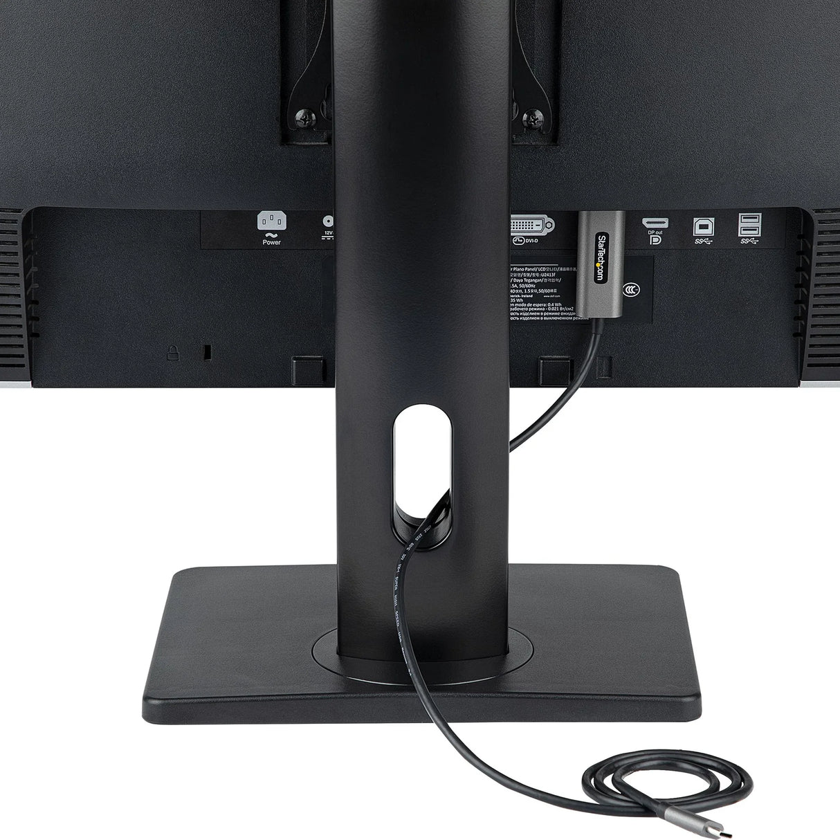 STARTECH Free Standing Single Monitor Mount - Height Adjustable Monitor Stand - For VESA Mount Displays up to 32" (15lb|7kg) - Ergonomic Monitor Stand for Desk - Tilt|Swivel|Rotate (FPPNEUSTND) (FPPNEUSTND)