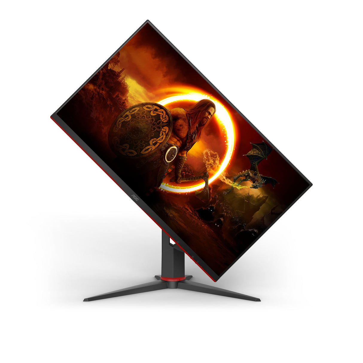 AOC computer monitor (27") Quad HD LED Black, Red