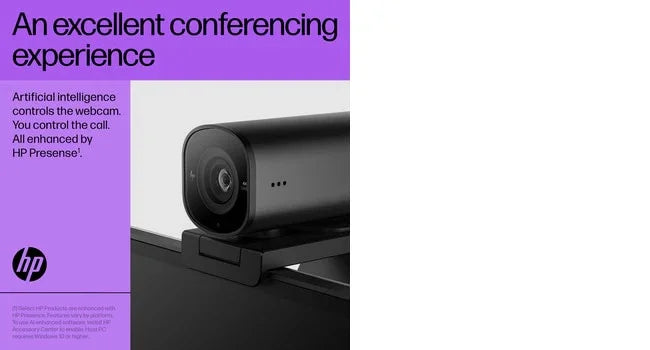 HP 325 – 1080p / 30fps / USB-A – Conference Webcam with Autofocus & Light Correction