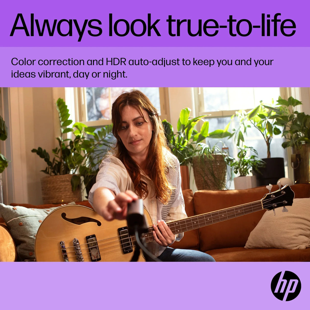 HP 325 – 1080p / 30fps / USB-A – Conference Webcam with Autofocus & Light Correction