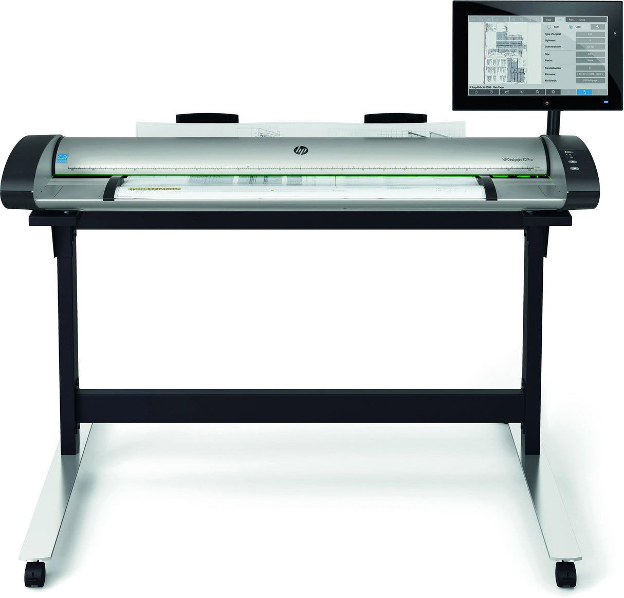 HP HD Pro 2 44-in Scanner | 24 bit | 1118 x 75760 mm | 1200 dpi | 15.6" | USB 2.0 | USB 3.0 (5EK01A)