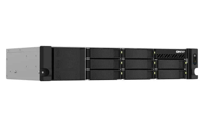 QNAP 8 x 3.5" | Intel Celeron N5105|N5095 2.9GHz | 8 GB SO-DIMM DDR4 (1 x 4 GB) | 4GB Flash | 300W (x2) | 100 - 240V (TS-864EU-RP-8G)