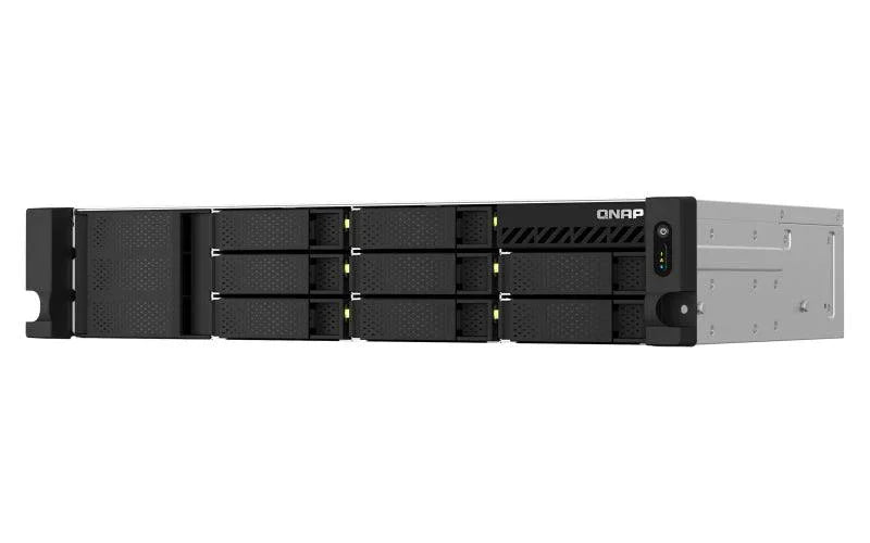 QNAP 8 x 3.5" | Intel Celeron N5105|N5095 2.9GHz | 8 GB SO-DIMM DDR4 (1 x 4 GB) | 4GB Flash | 300W (x2) | 100 - 240V (TS-864EU-RP-8G)