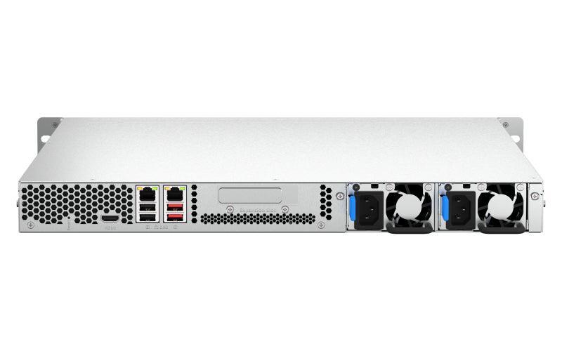 QNAP 4 x 3.5" | Intel Celeron N5095 | 8 GB on board | 4GB Flash | 250W (x2) | 100 - 240V (TS-464U-RP-8G)