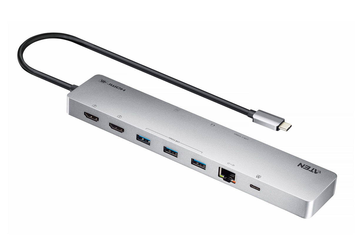ATEN UH3240-AT – USB-C / 100W PD / 2x HDMI / 3x USB-A / Ethernet – Docking Station