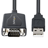 STARTECH 3ft (1m) USB to Serial Cable with COM Port Retention | DB9 Male RS232 to USB Converter | USB to Serial Adapter for PLC|Printer|Scanner | Prolific Chipset | Windows|Mac (1P3FPC-USB-SERIAL) (1P3FPC-USB-SERIAL) STARTECH