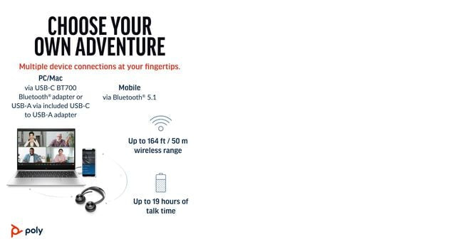 POLY Voyager Focus 2 USB-C Headset