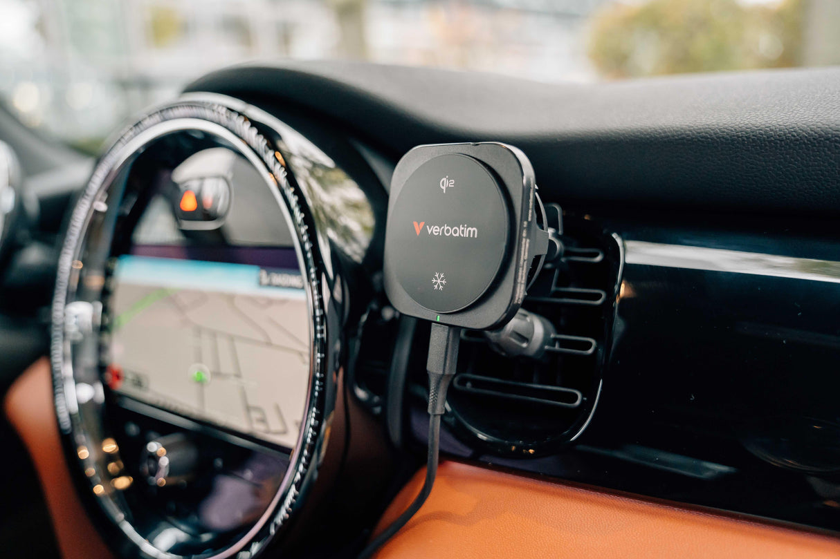 VERBATIM CHARGE 'N' DRIVE CND-02 – 15W / Wireless / MagSafe – Car Charger