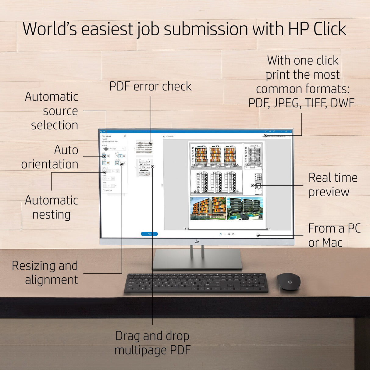 HP Designjet DesignJet T650 36-in 2025 edition Large Format Printer