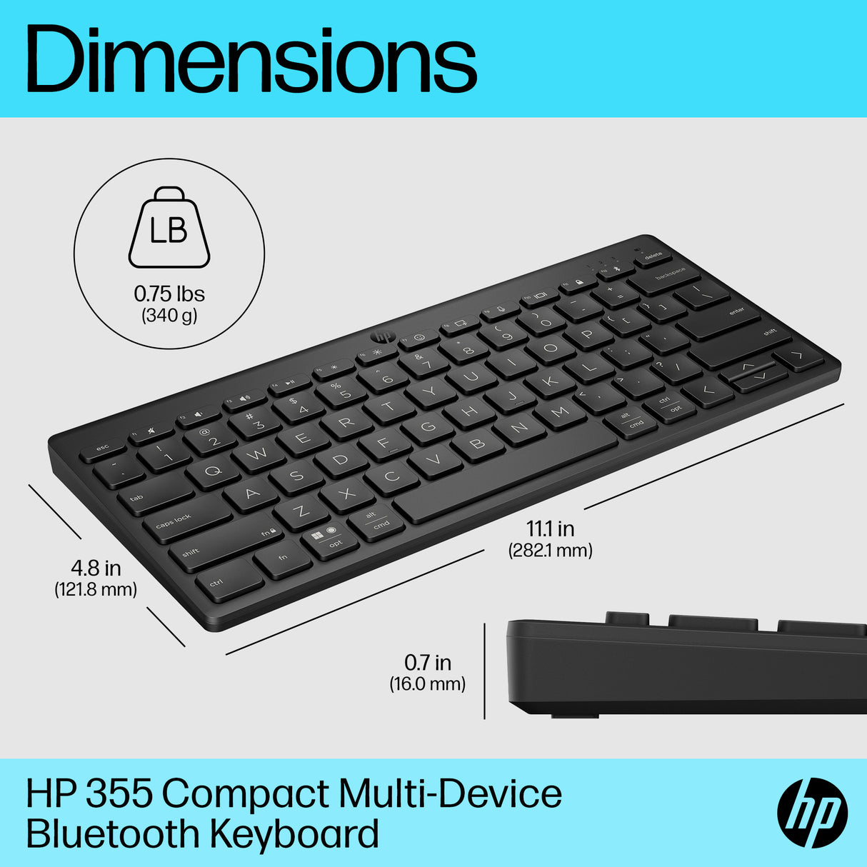 HP 355 – Desktop Platform / Compact – Keyboard Platform