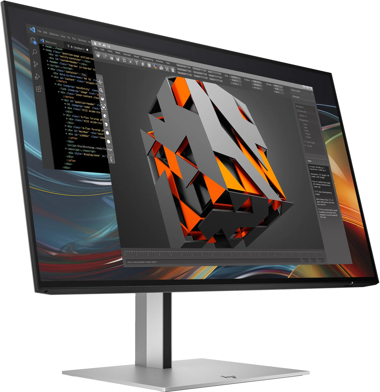 HP 724pf Monitor – 23.8" / Full HD / IPS / 100Hz – Business Monitor