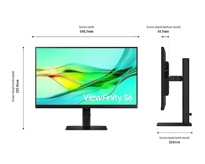 SAMSUNG LS24D600UEEXXY Monitor – 24" / QHD / IPS / 100Hz – Business Monitor