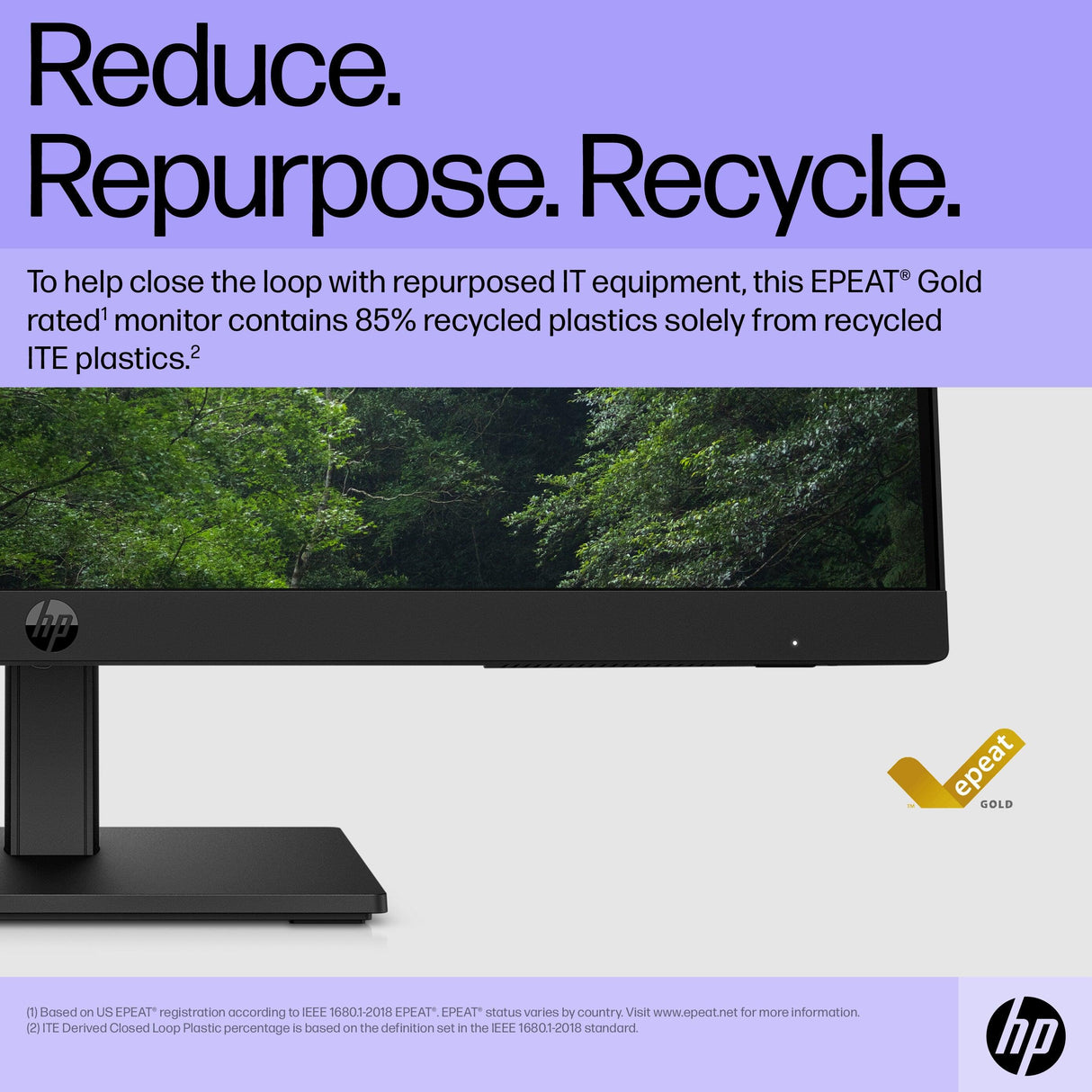 HP P22h G5 computer monitor (21.5") Full HD Black