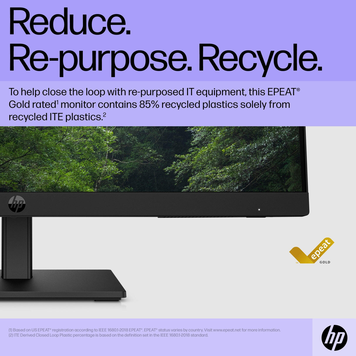HP P22h G5 computer monitor (21.5") Full HD Black