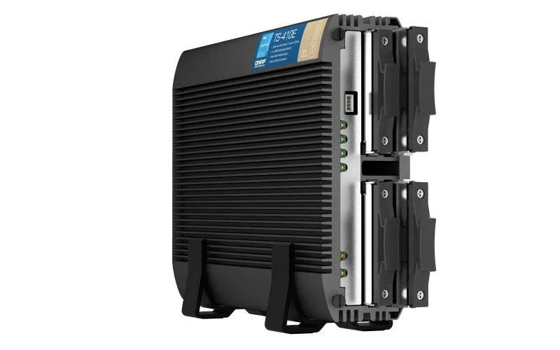 QNAP 4 x 2.5" | Intel Celeron J6412 | Intel UHD Graphics | 8 GB RAM | 4 GB Flash | 90 W 100-240 V | 65x180x254 mm | 2.54 kg (TS-410E-8G)