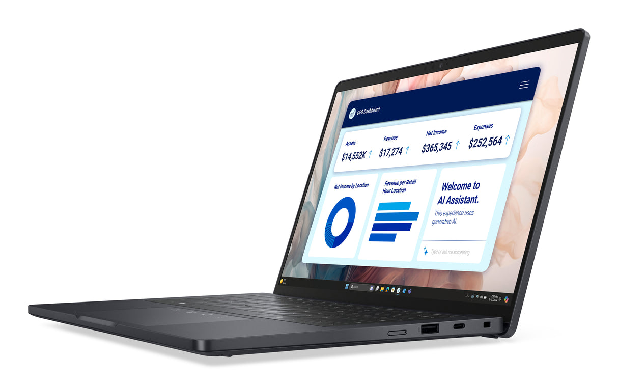DELL Pro 13 Premium Laptop Intel Core Ultra 7 (13.3") Touchscreen 32GB/512GB