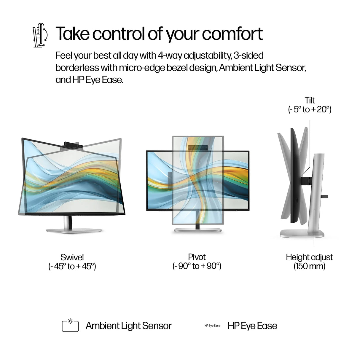 HP 27" Monitor – 27" / QHD / IPS / 60Hz – Business Monitor