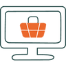 Easy online ICT procurement – shopping basket icon | TechForGood