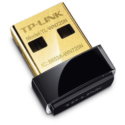 TP-LINK TL-WN725N N150 Nano Wireless N USB Adapter 2.4GHz (150Mbps)