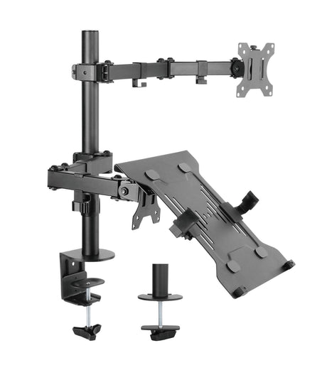 Brateck LDT12-C1M2KN notebook stand Notebook & monitor arm Black Brateck