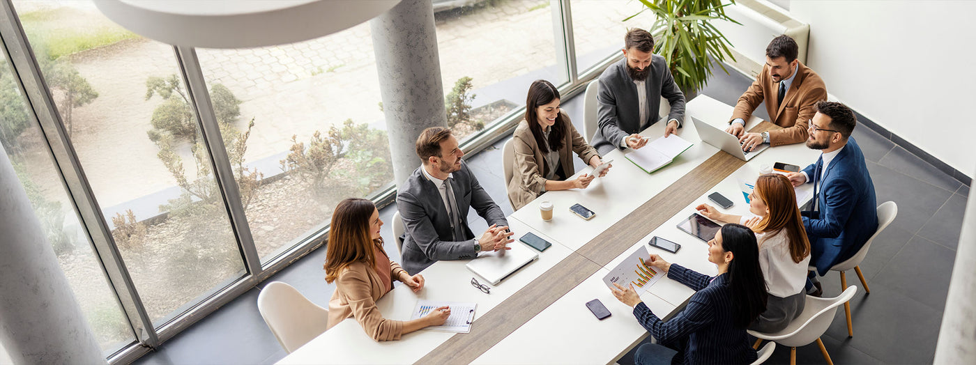 Boardroom meeting scene representing ESG IT Procurement-as-a-Service with TechForGood. Banner text highlights “One Procurement, Many Outcomes,” showing how organisations can switch, enhance, or embed ESG across ICT supplier landscapes. Includes Certified B Corporation, Social Traders certified social enterprise, and NetNada carbon neutral business logos, reinforcing ESG compliant ICT supplier credentials for SPF, VGPB, NGERS, and ASRS reporting obligations.