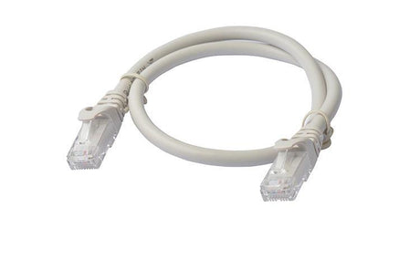 8WARE CAT6A Cable 0.5m (50cm) - Grey Color RJ45 Ethernet Network LAN UTP Patch Cord Snagless 8WARE