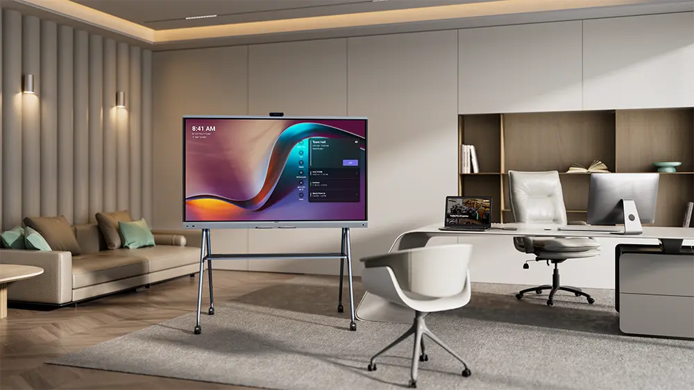 YEALINK 65″ MeetingBoard – 4K Touchscreen with AI Conferencing